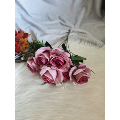 Kytica ruža 38 cm, staroružová